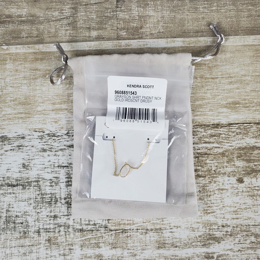 Kendra Scott Grayson Pendant‎ Necklace Gold Tone